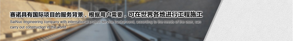 賽諾具有國際項目的服務背景，根據用戶需要，可在世界各地進行工程施工